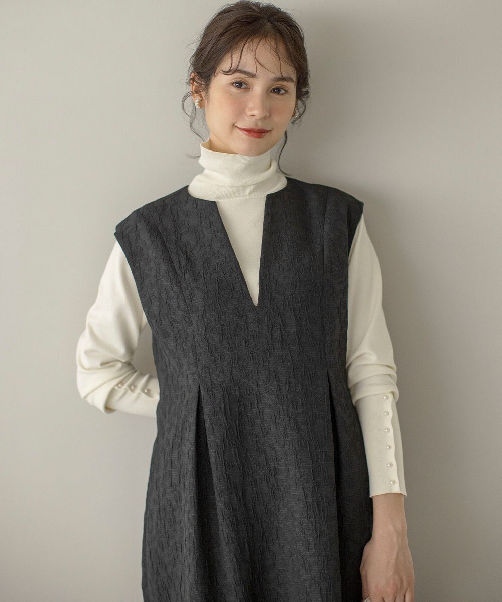 組曲 【WEB限定色あり】ELENA タートルネック ニット 