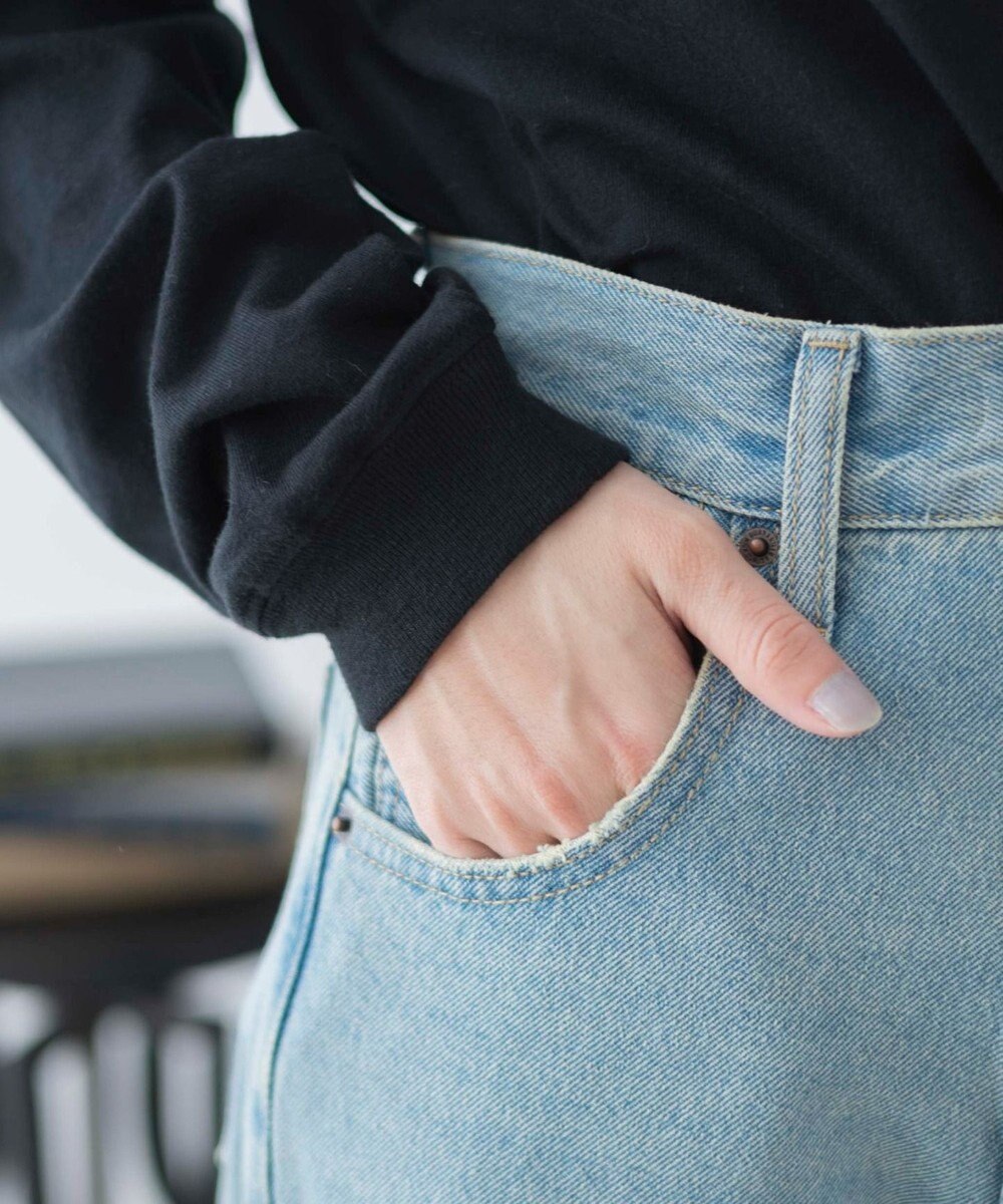 WEGO カーブデニムパンツ 