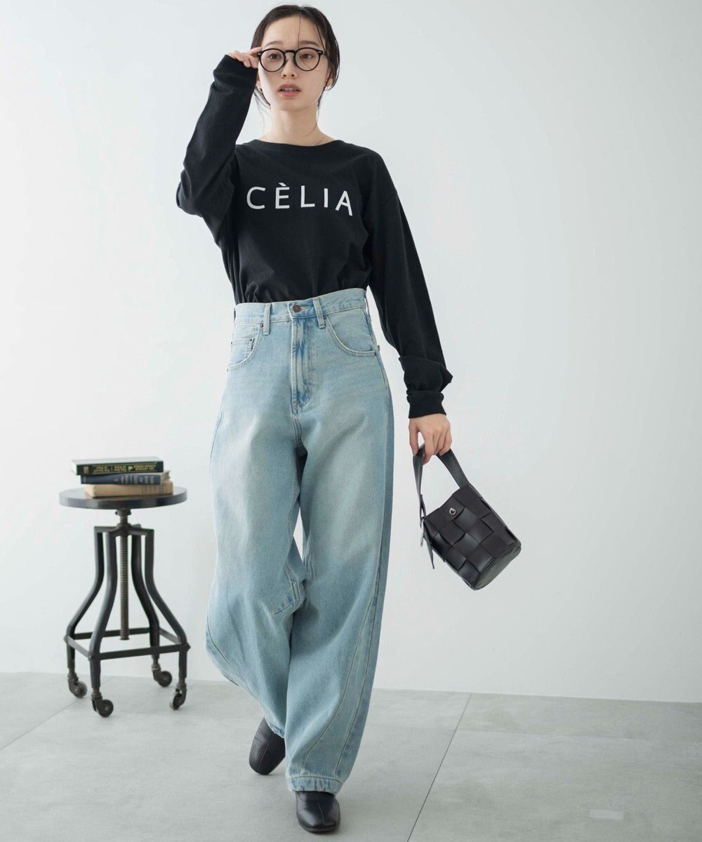 WEGO カーブデニムパンツ 