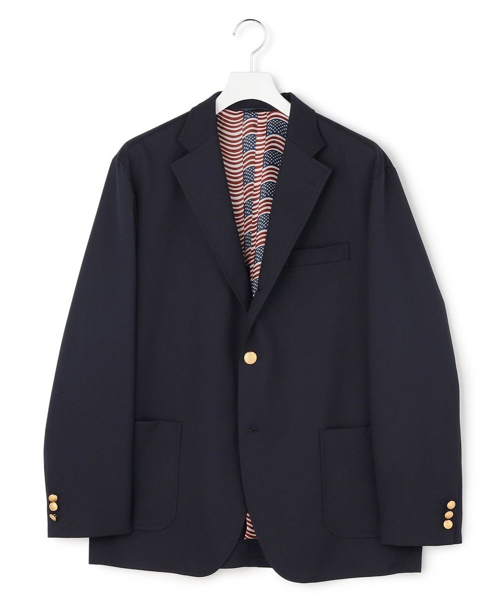 J.PRESS YORK STREET 【UNISEX】シングルブレザー / 3B / 金釦 / 背抜き 