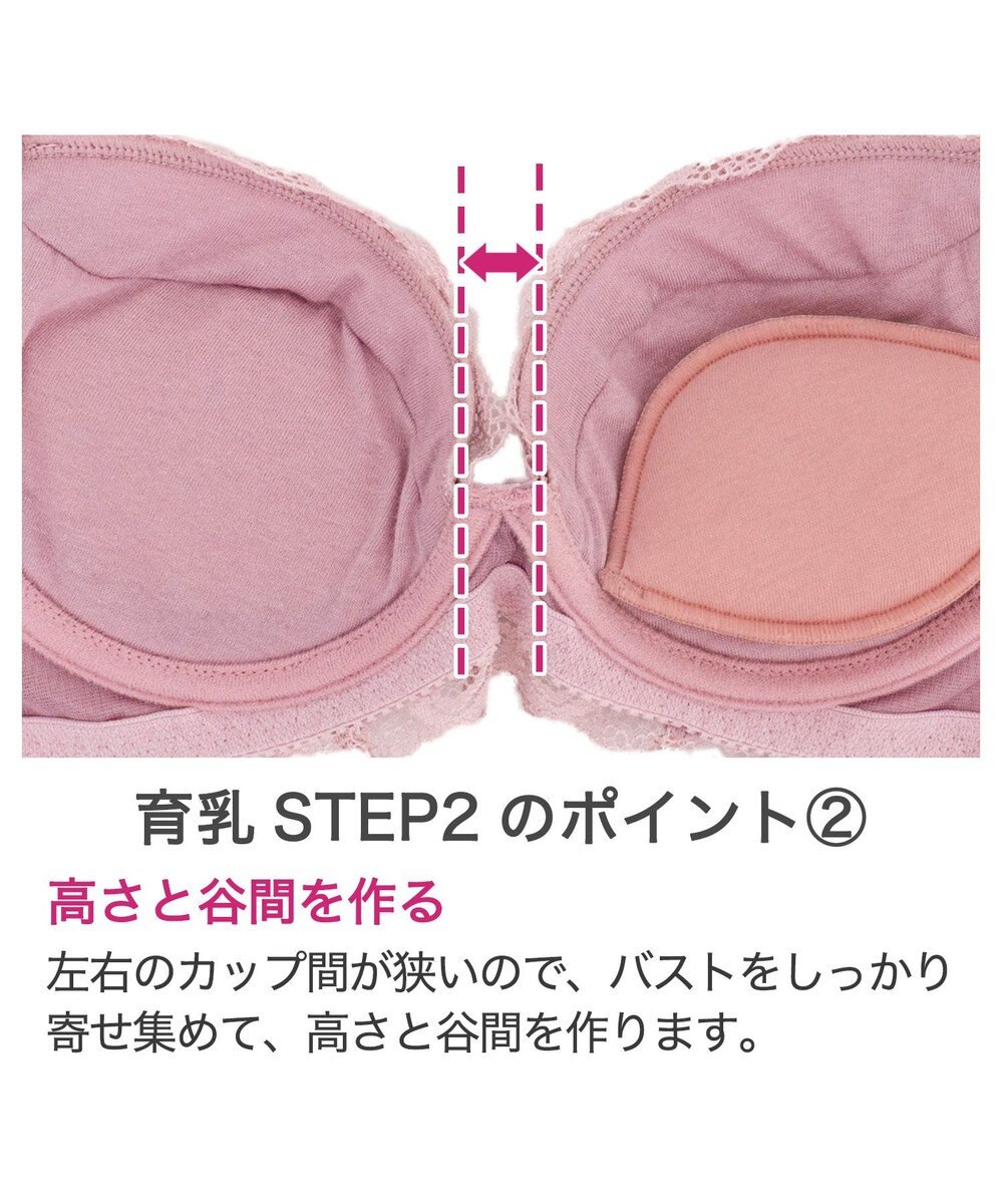 BRADELIS New York 【BRADELIS New York/ 育乳ブラ・STEP2 寄せる】ベルステップ2ブラ24A1 