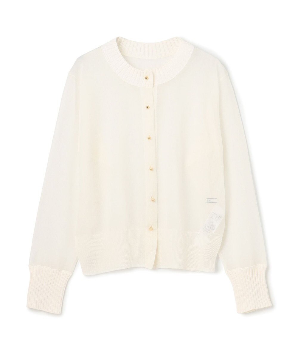 BEIGE， PYRRHOT / シアーコンビ リブカーディガン 