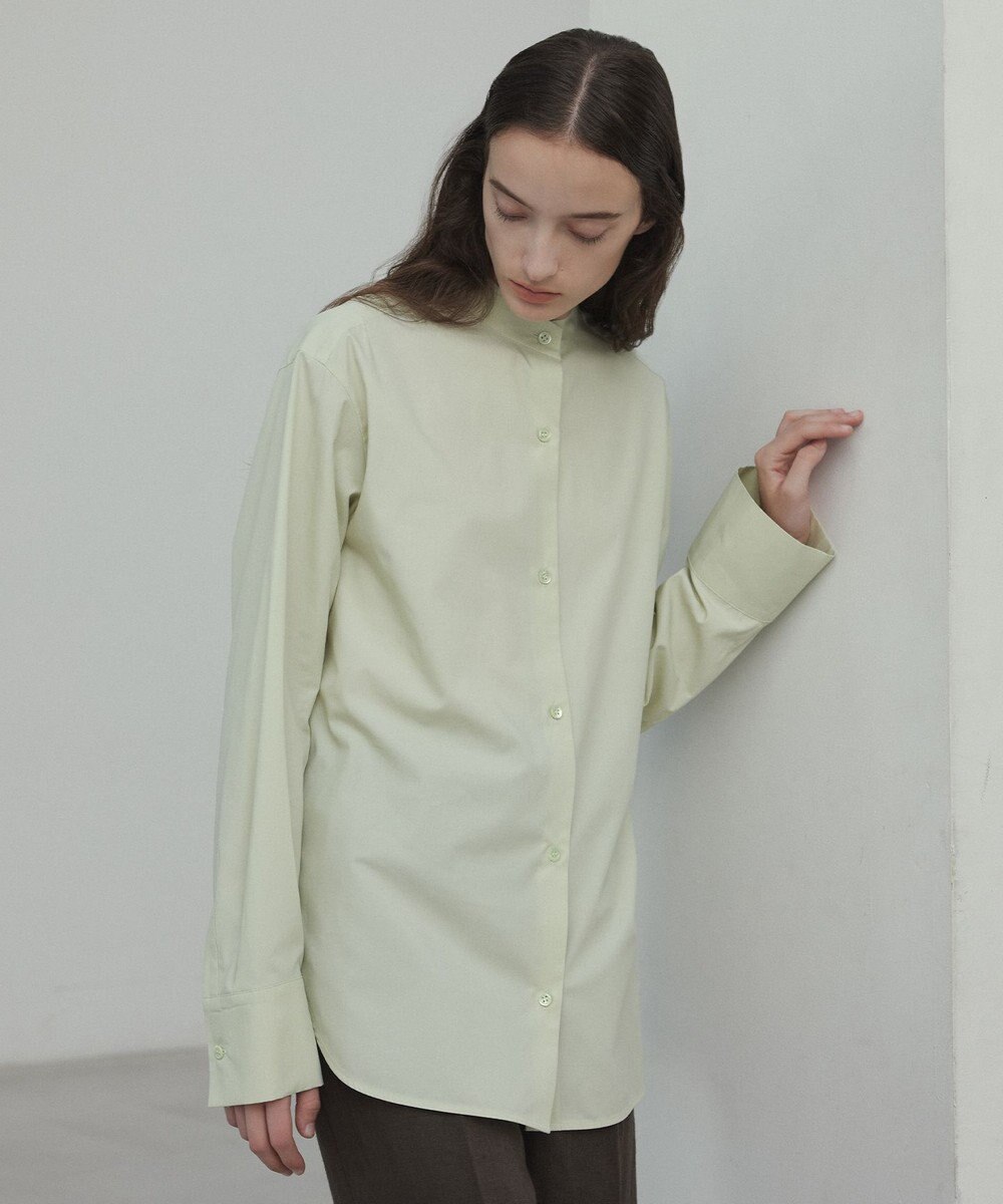 BEIGE， 【洗える】CLOVER / コットンバックボウタイブラウス 