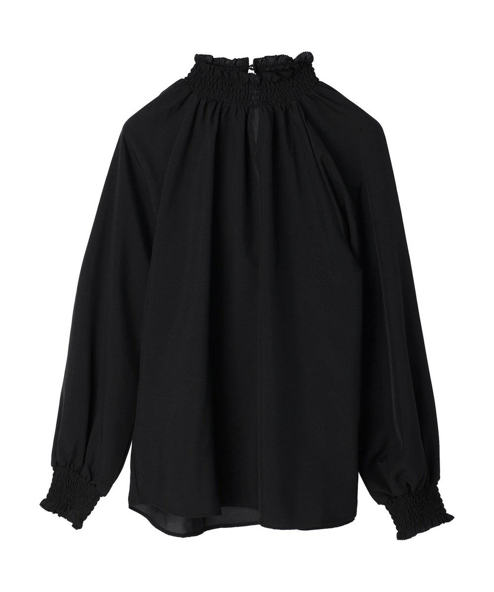 Green Parks ・ＥＬＥＮＣＡＲＥ　ＤＵＥ　シャーリングカラーブラウス 