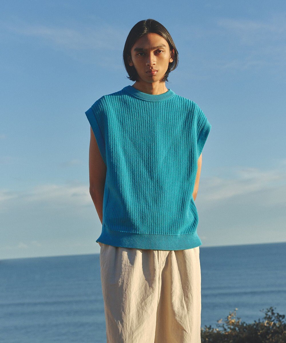 UNFILO MENS ライトリネン ワイドパンツ [23年春夏商品] 