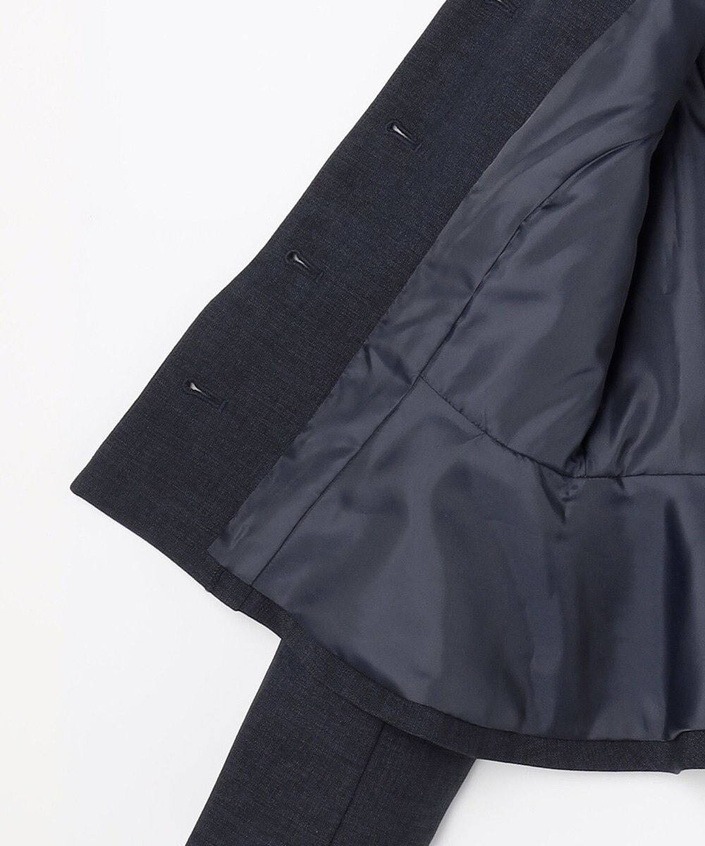 Feroux 【先行予約】パール釦ペプラムジャケット×スカート セットアップ 