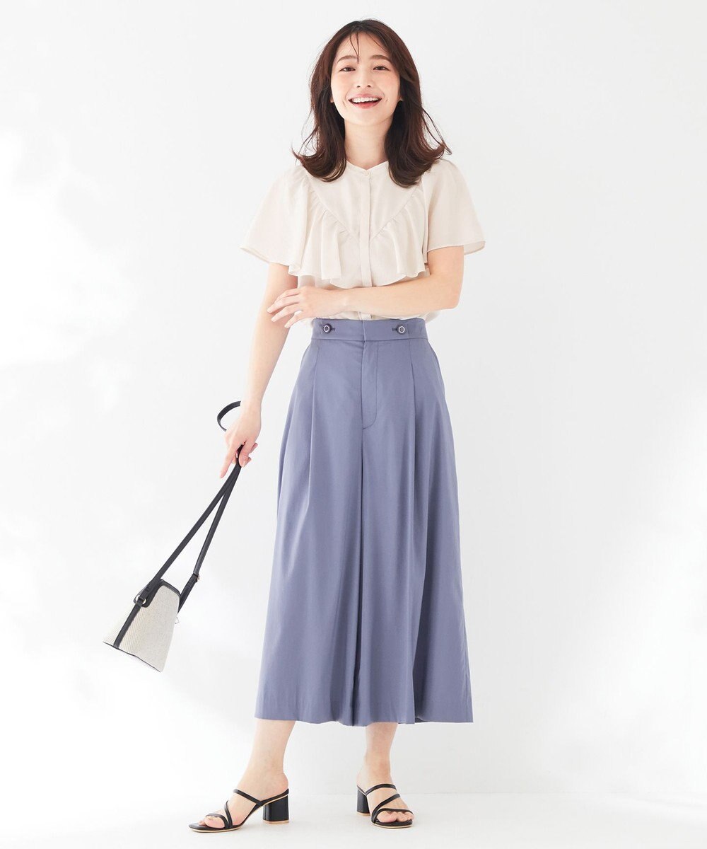 ANY SIS 【美人百花7月号掲載】エアリー ワイドクロップド パンツ 