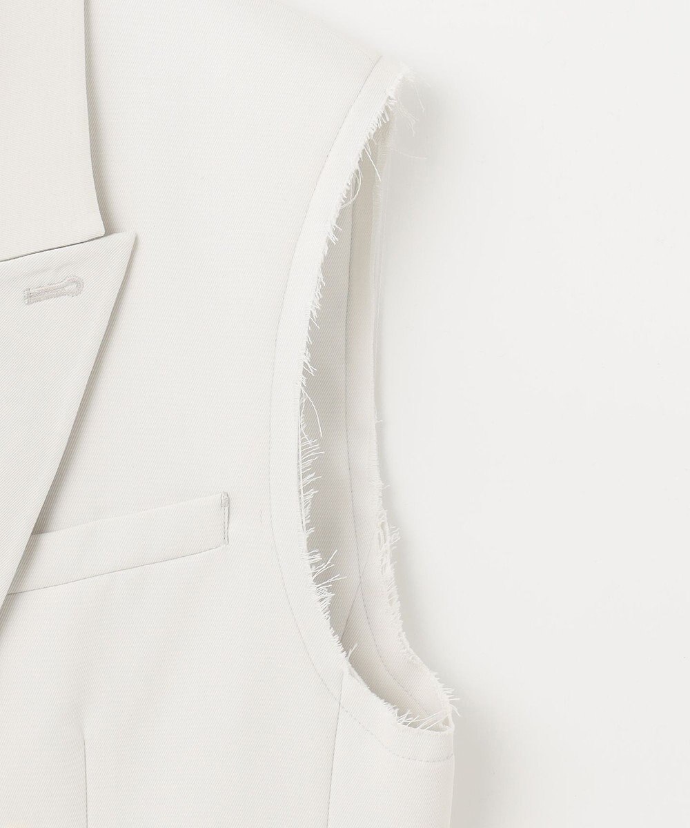 NAVE ウールポリエステルツイル ジレ 