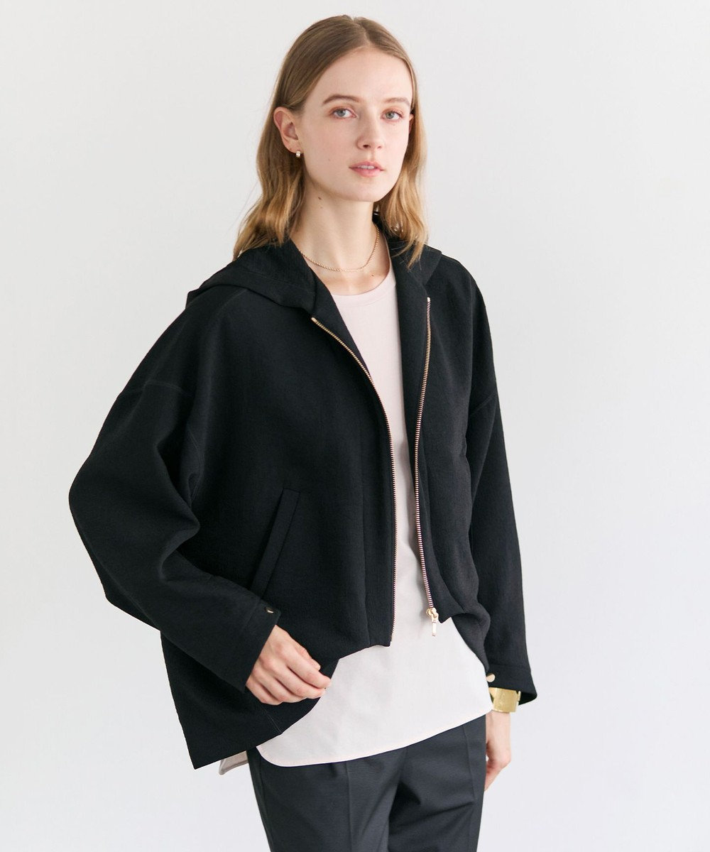 BEIGE， BROOM / スウェット風コンパクトライトパーカー 