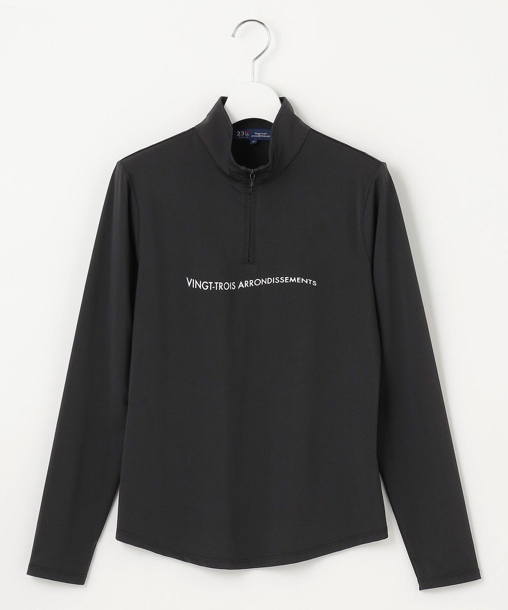 23区GOLF 【WOMEN】【吸水速乾・UVケア】ハーフジップ シャツ 