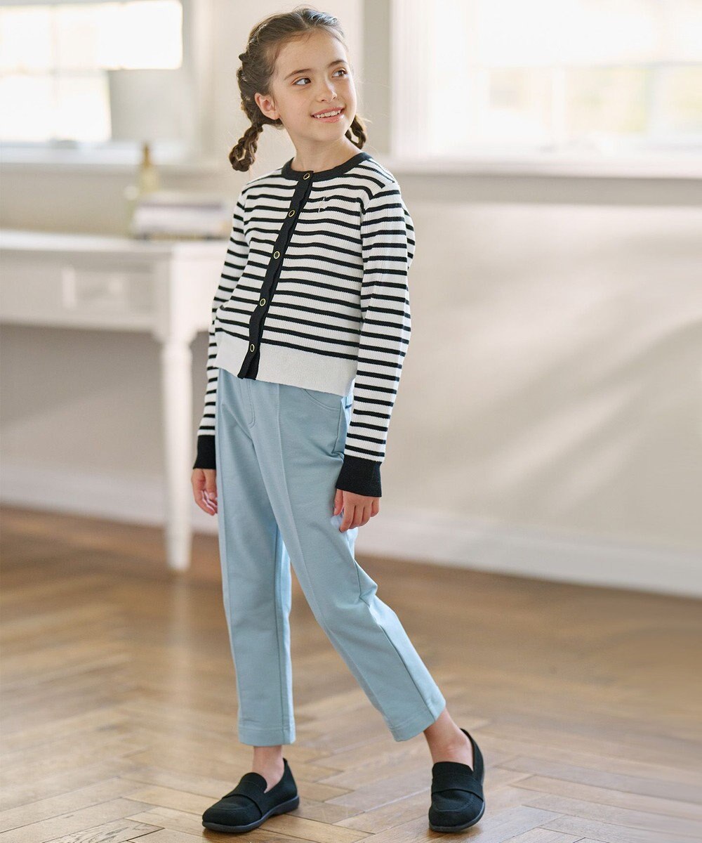 組曲 KIDS 【150-160cm】ボーダーカーディガン 