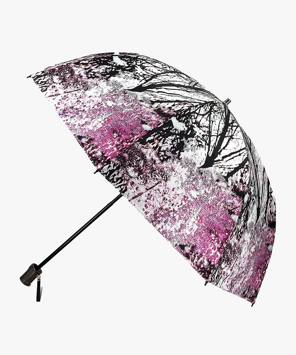 general design store 【UV/遮光率99％以上/晴雨兼用】UNICO森柄折傘 PINK