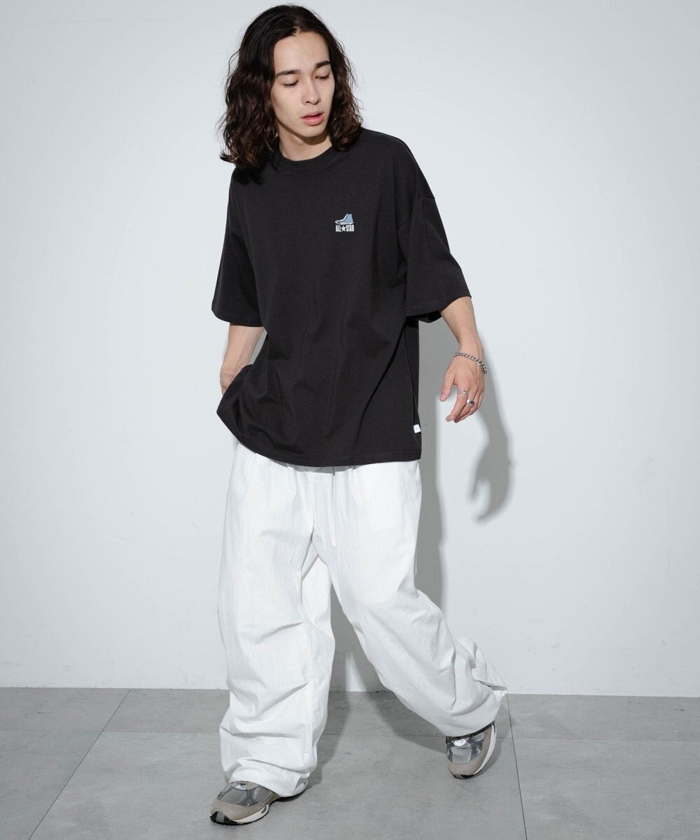 WEGO 【ユニセックス着用ITEM/綿100％/MLサイズ展開】CONVERSEワンポイントT 