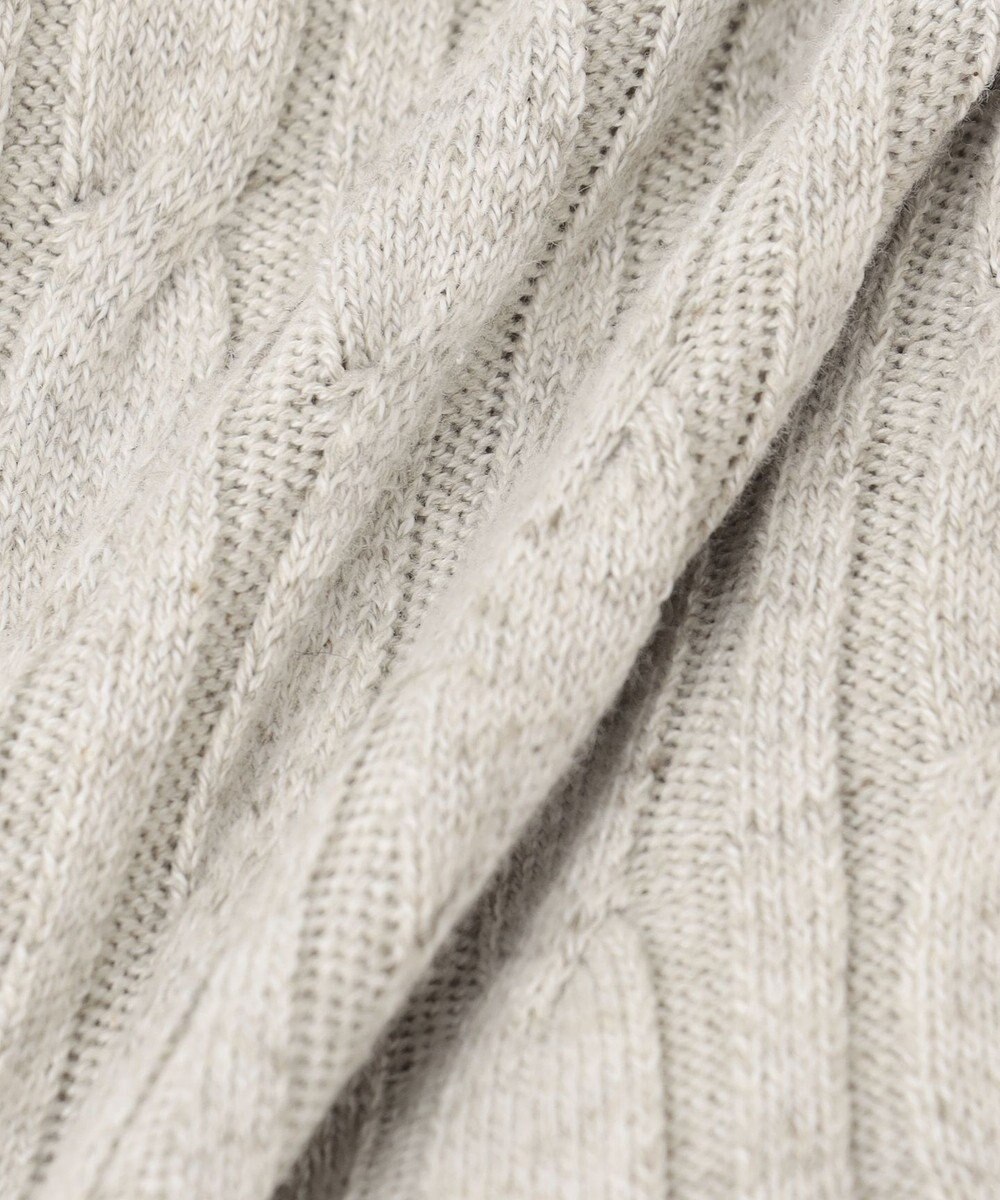 JOSEPH ABBOUD 【オリジナルオーガニックコットン使用/サスティナブル】JOE COTTONケーブル クルーネックセーター 