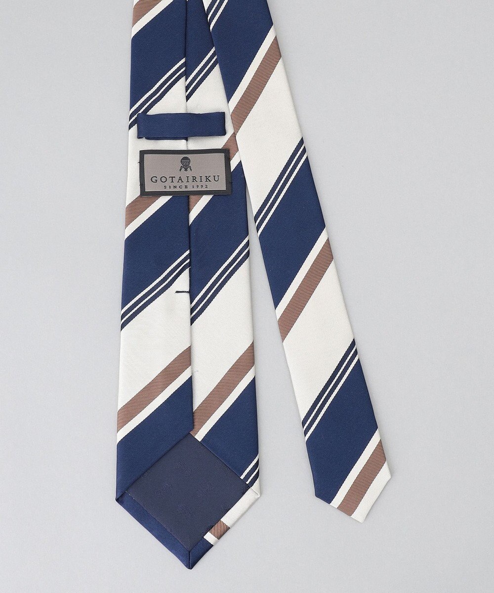 GOTAIRIKU GOTAIRIKU別注【日本製】シルク ネクタイ_ストライプ 