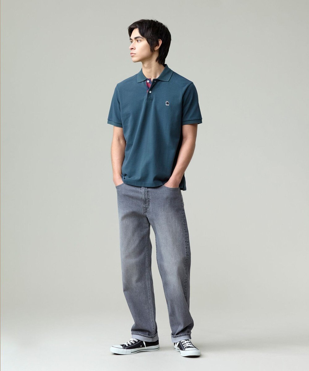 J.PRESS MEN 気品と愛嬌のバランスが抜群！【J.PRESS人気NO1ポロシャツ】 バックブルカノコレジメン ポロシャツ 
