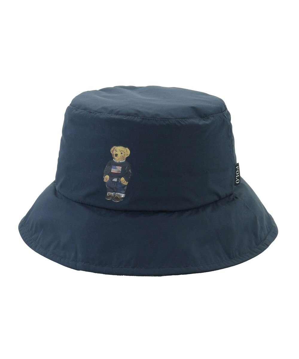 MOONBAT POLO RALPH LAUREN レインハット FLAG BEAR 撥水 ポケッタブル 