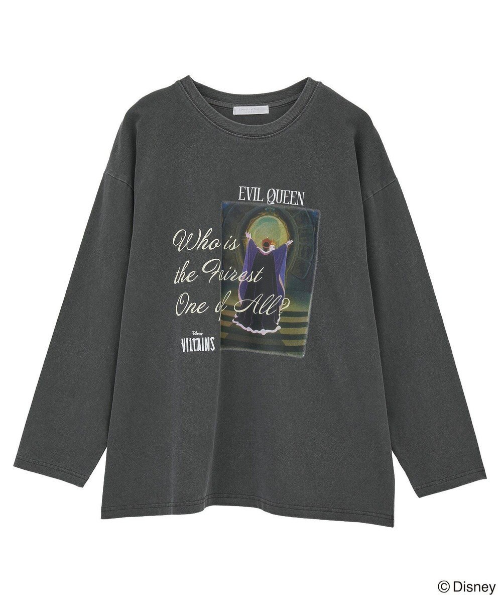 Green Parks VILLAINS/ピグメントプリント長袖Tシャツ 