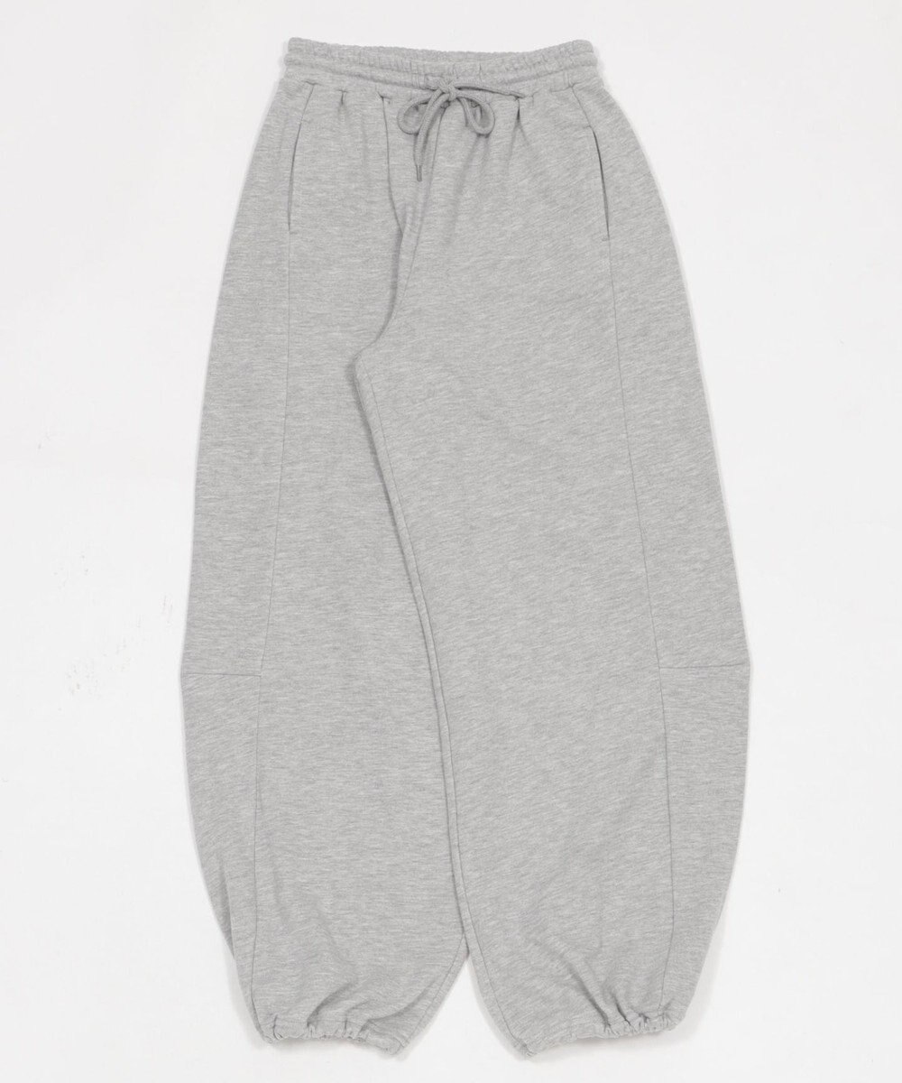 WEGO 【ウエストゴム/SMLサイズ展開】カーブデザインスウェットパンツ 