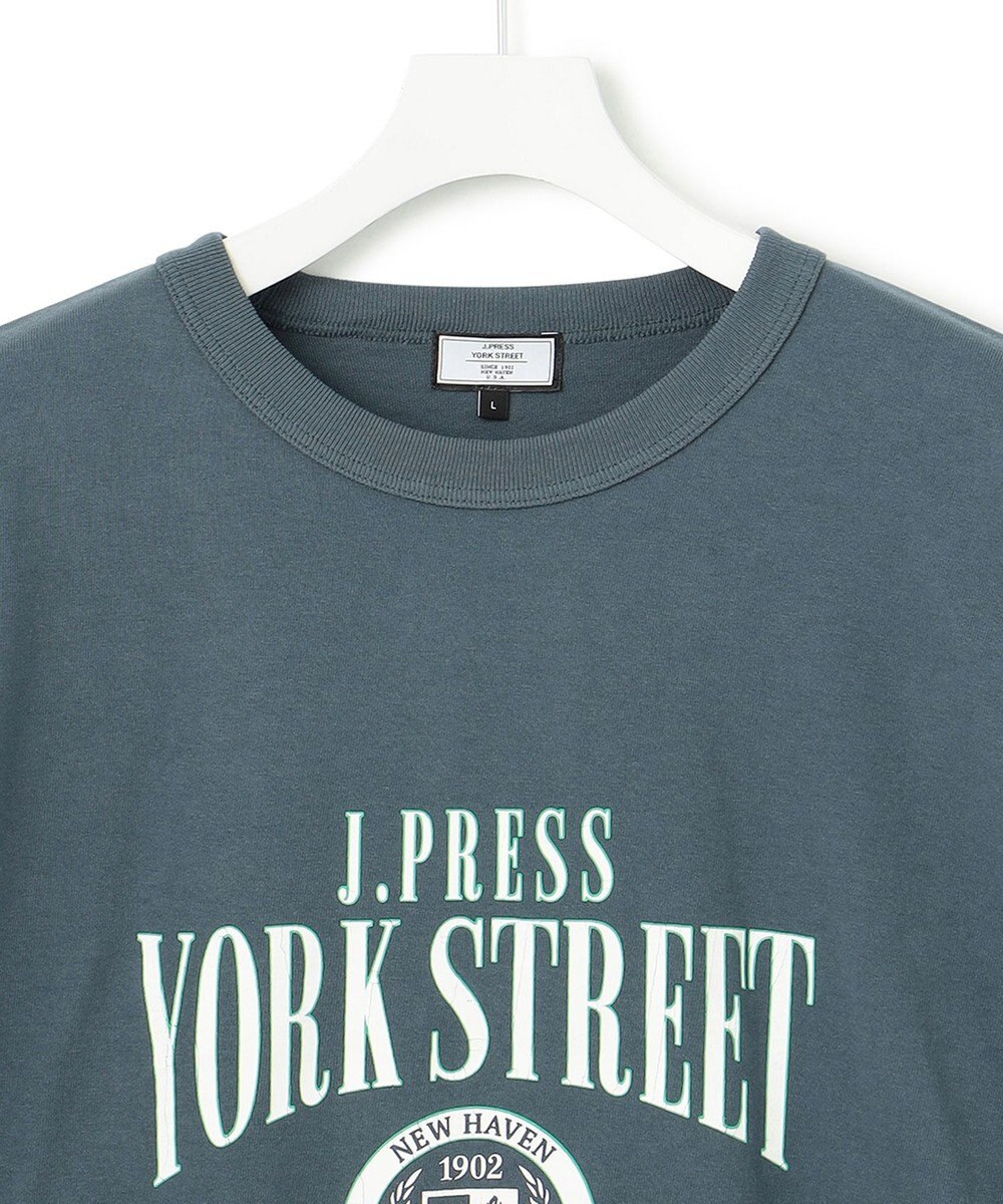 J.PRESS YORK STREET 【UNISEX】センターアーチロゴTシャツ 