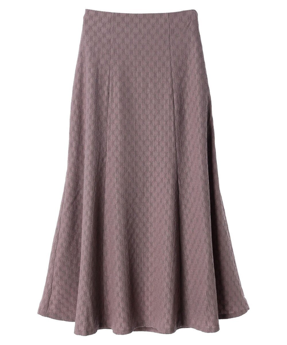 earth music&ecology ジャガードフレアスカート 