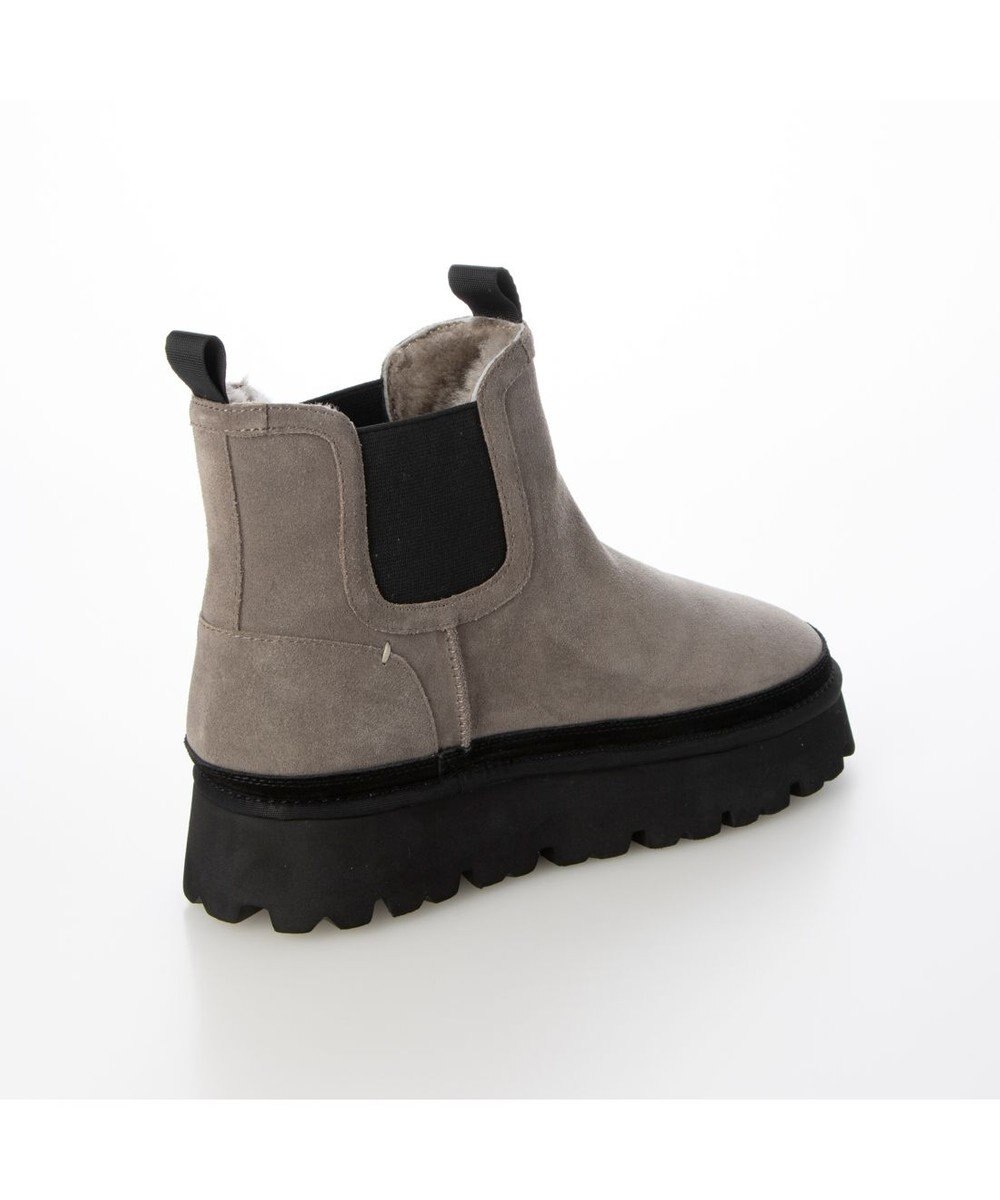 MODE ET JACOMO <carino>本革ムートン　サイドゴアショートブーツ 