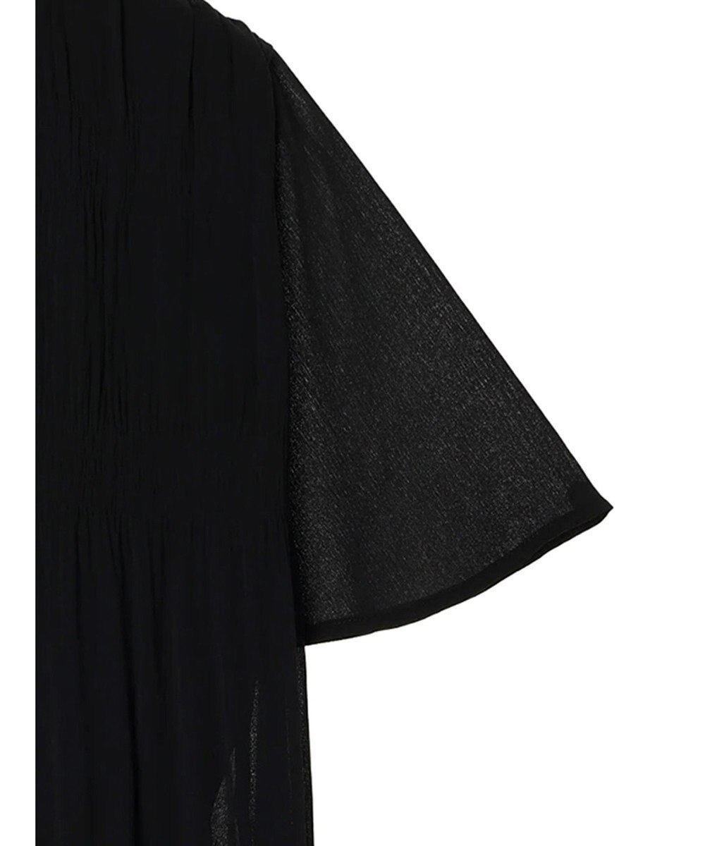 earth music&ecology マジョリカプリーツ半袖ブラウス 