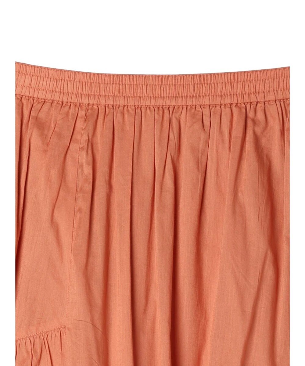 earth music&ecology コットンボイルランダム切替フレアスカート 