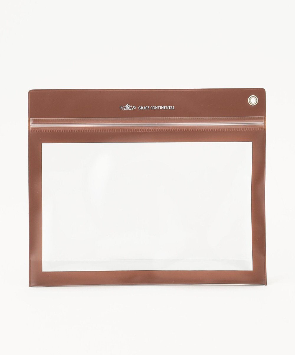 GRACE CONTINENTAL Fabricシェルポーチ 