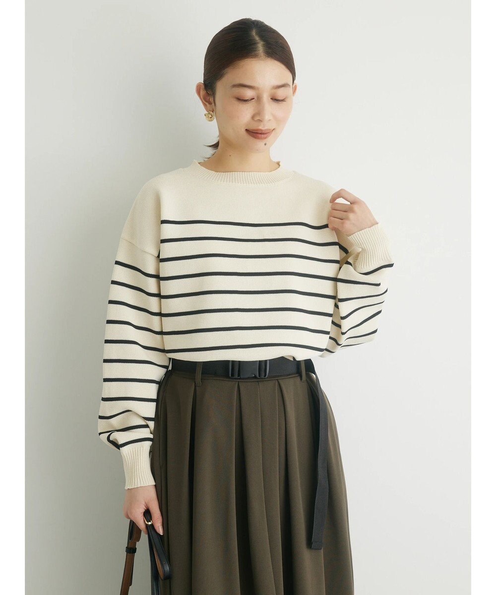 Green Parks ・ｎｏｖｅｍ９　ボーダーエアーニットプルオーバー 