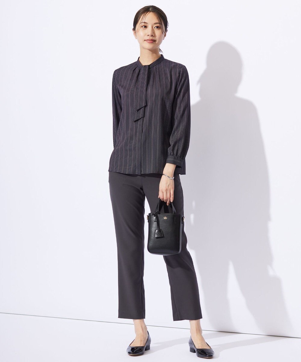 J.PRESS LADIES L 【セットアップ対応・洗える】RELAXIONツイル テーパード パンツ 