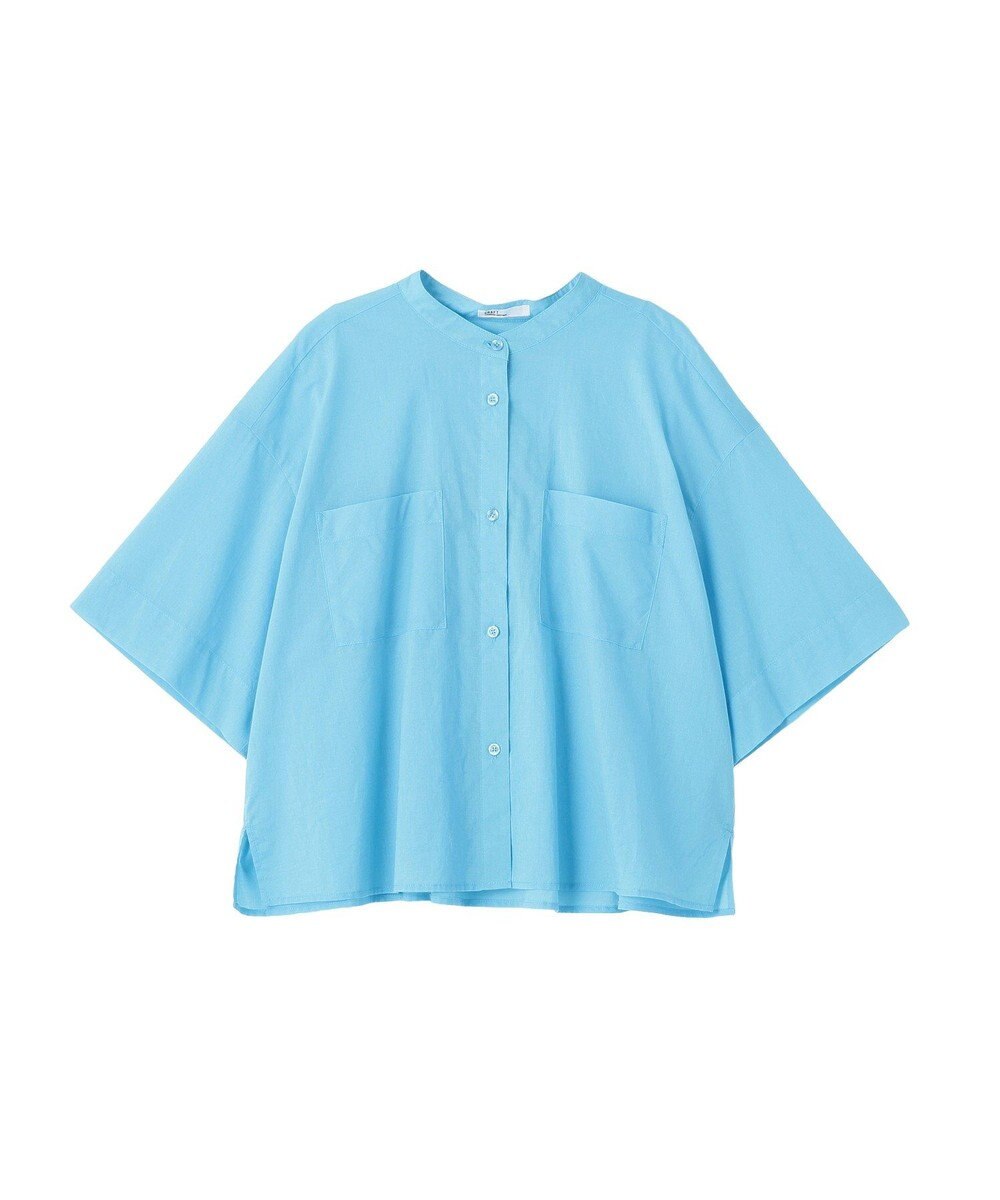 CRAFT STANDARD BOUTIQUE バックギャザーポンチョシャツ 