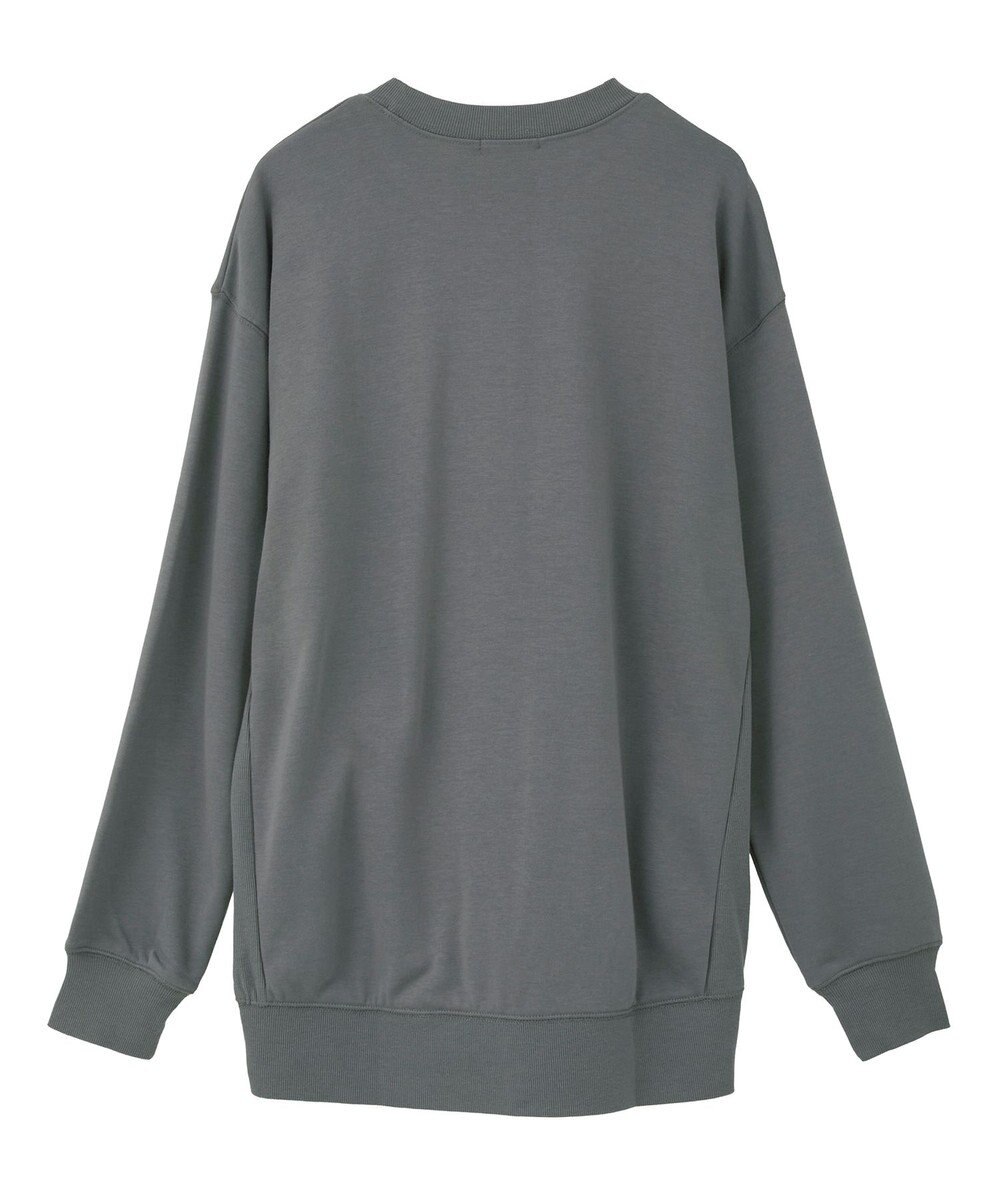 earth music&ecology サイドリブロゴスウェット 