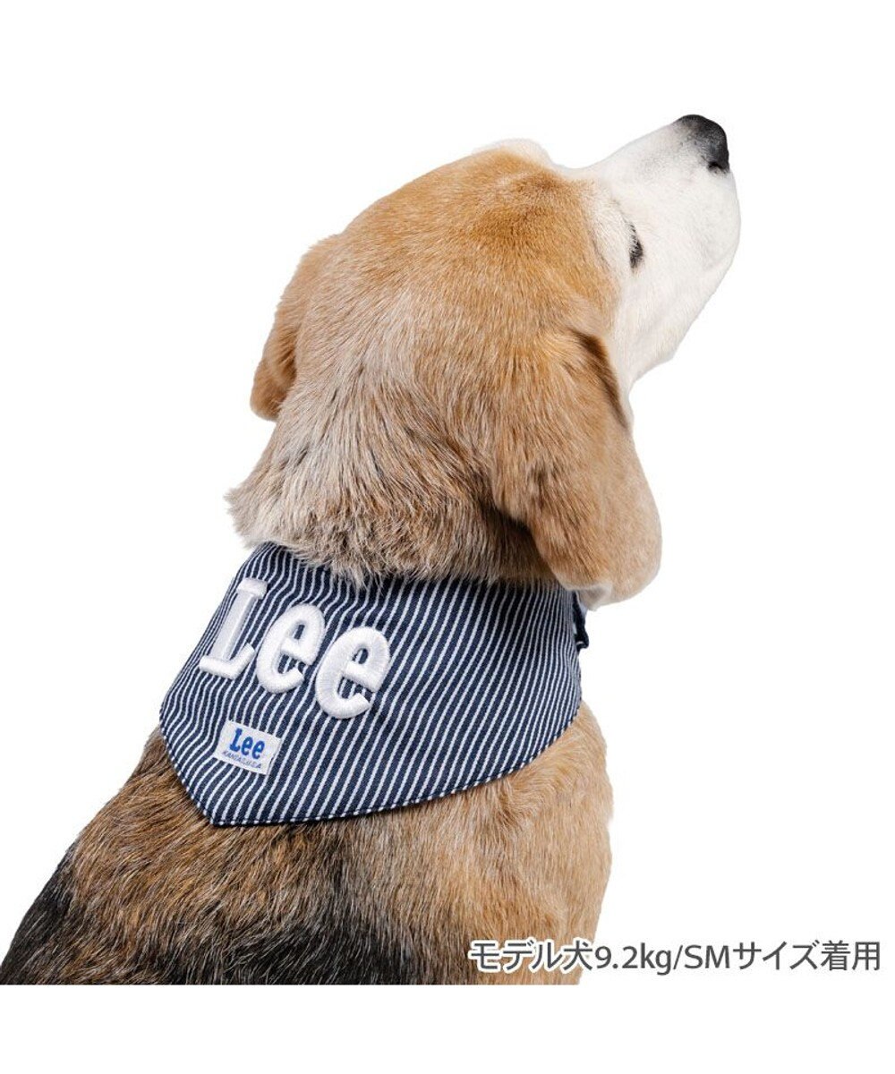 PET PARADISE Lee ヒッコリー ロゴ クールバンダナ 中型犬 大型犬 
