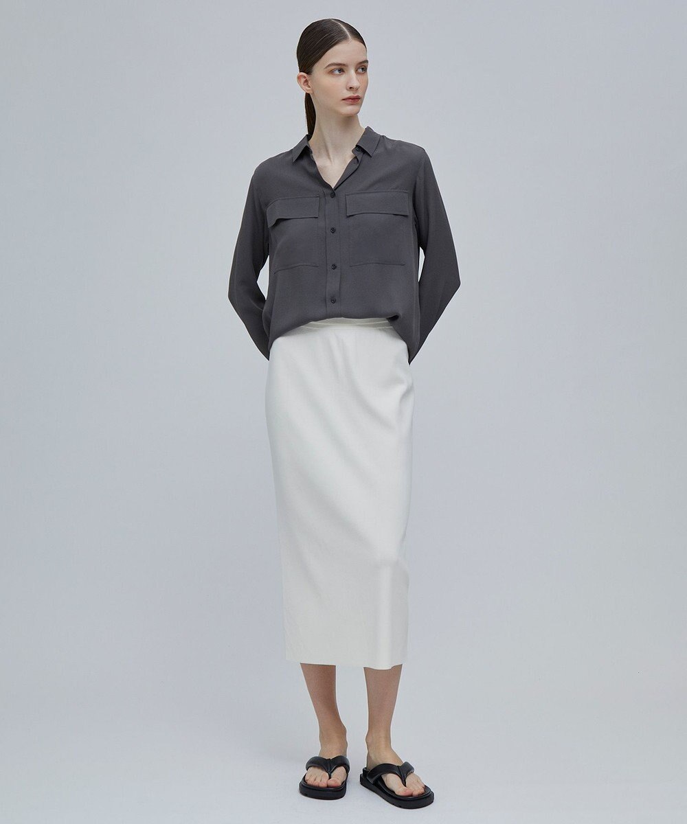 BEIGE， OLGA / シャーリングブラウス 