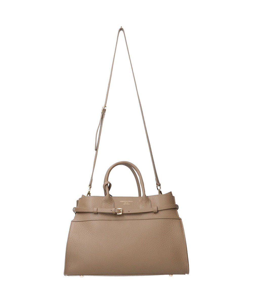 INTER-CHAUSSURES 【CHRISTIAN VILLA】レザーハンドバッグ 