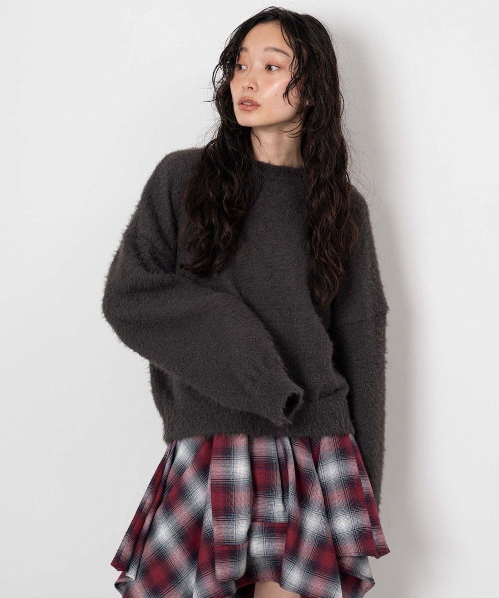 WEGO シャギーニットプルオーバー 