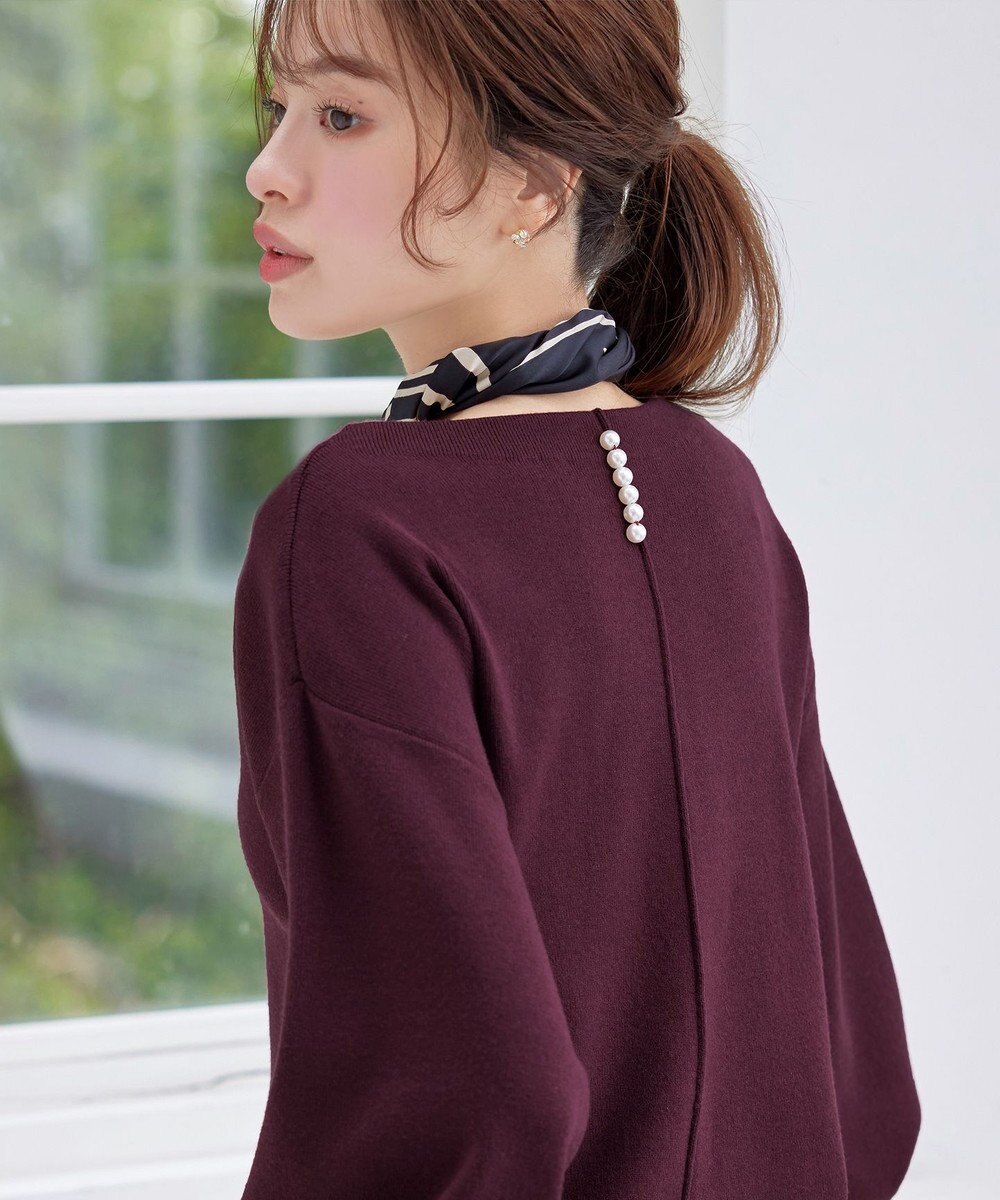 Tiaclasse 【安田美沙子さん着用・新色追加・洗える】ボリュームパフスリーブニット 