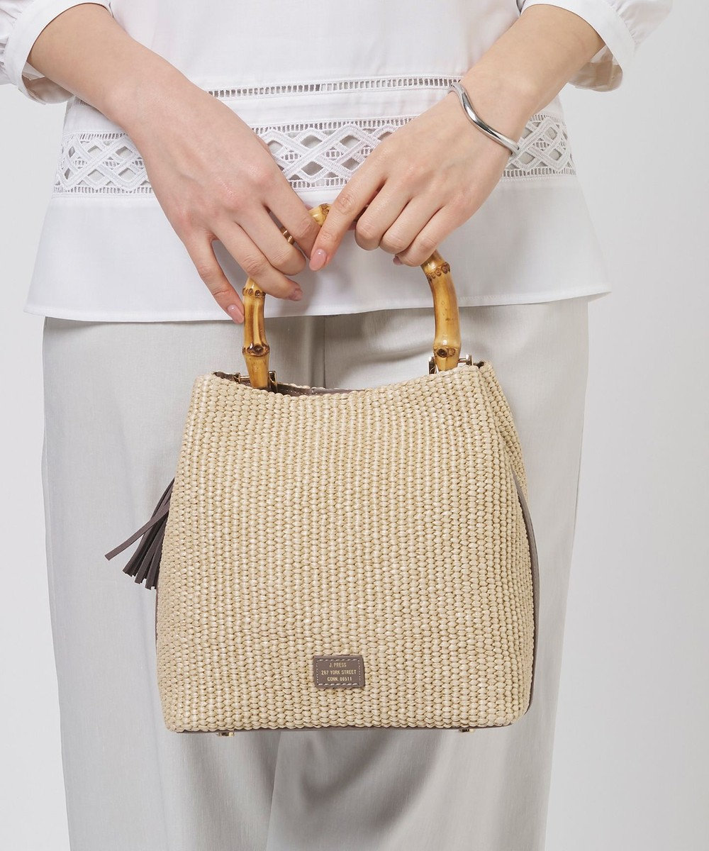 J.PRESS LADIES 【WEB限定カラーあり・2way】カゴバッグ 