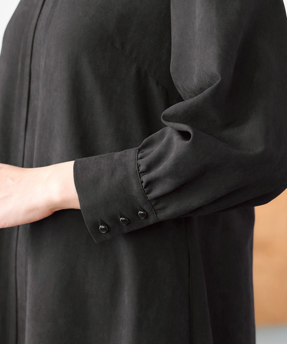 Tiaclasse 【洗える】ピーチスキンAラインワンピース 