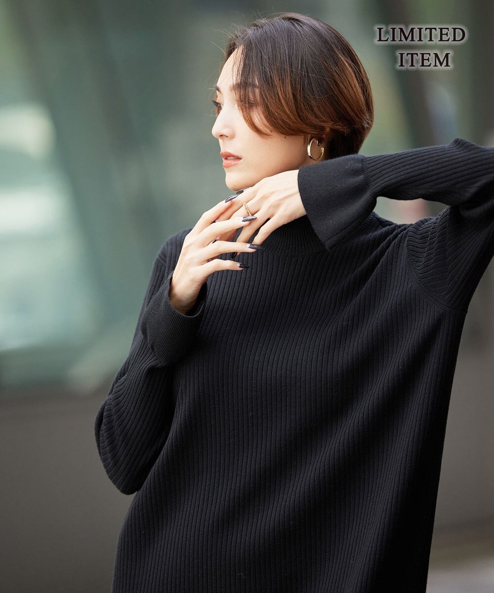 ICB 【WEB限定】ウールブレンドスムース ニットワンピース 