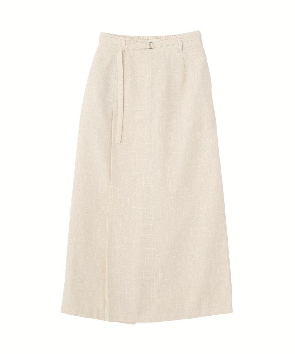 CRAFT STANDARD BOUTIQUE リネンライクラップ風スカート 