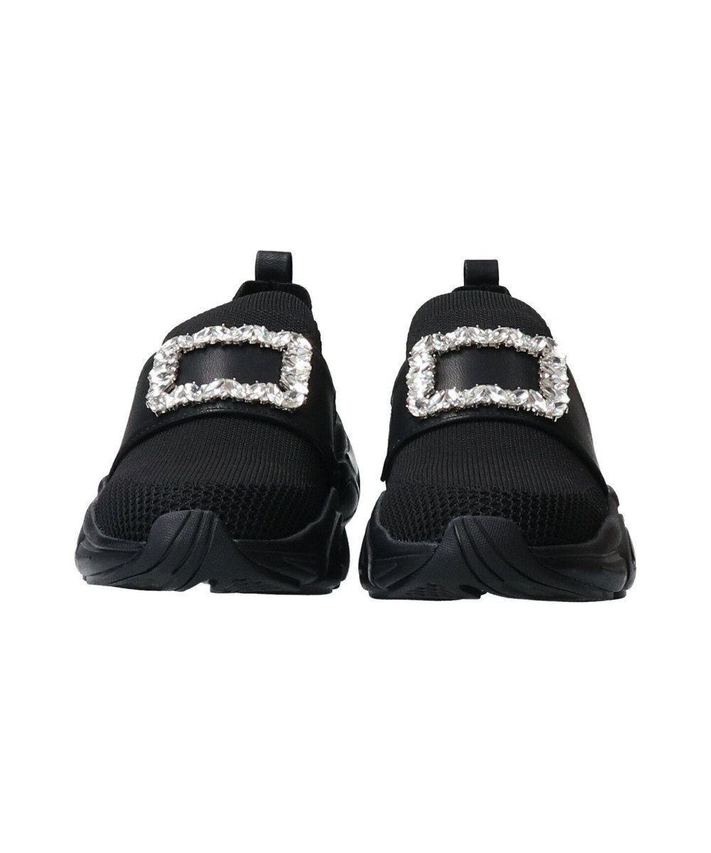 Bridget Birkin 【Bridget Birkin】ビジューバックルニットスニーカー 