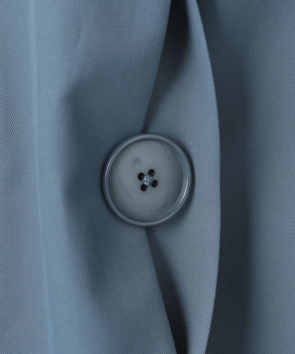 自由区 S コットンナイロンバルカラー コート 