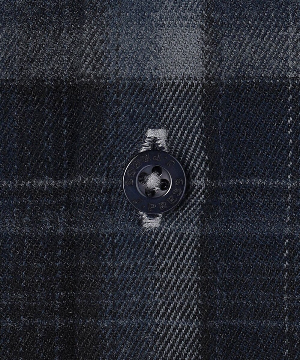 J.PRESS KIDS 【100-130cm】フラッグワッペン チェックシャツ 