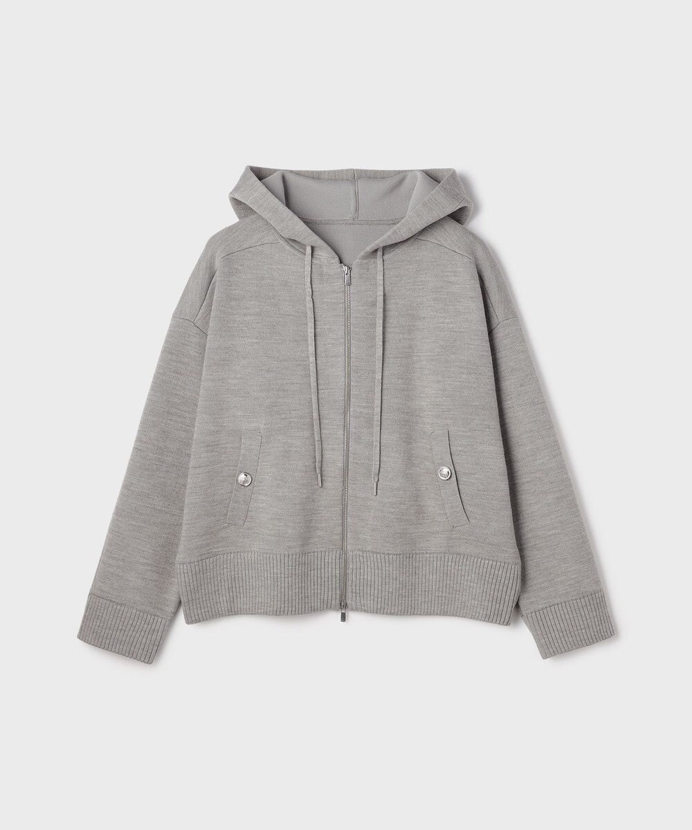 GRACE CONTINENTAL フォルムニットパーカー 