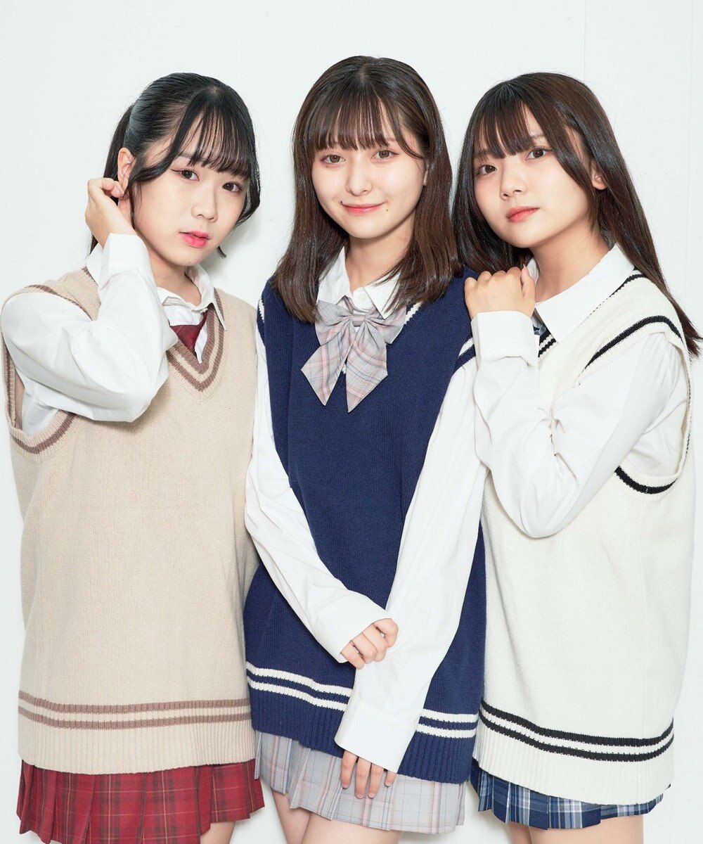 WEGO 【SCHOOLITEM】ラインスクールニットベスト 