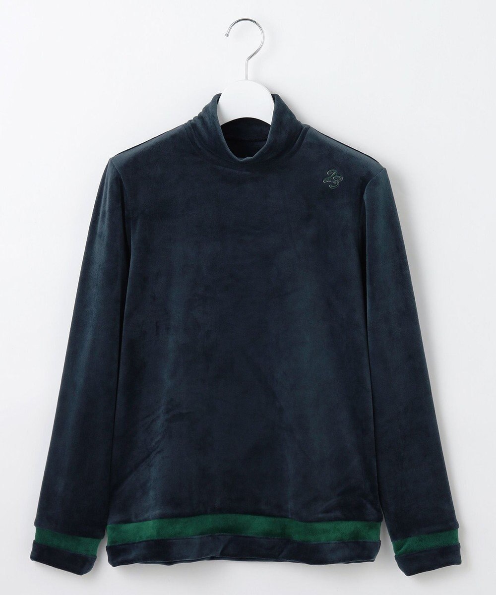 23区GOLF 【WOMEN】ベロア モックネック 