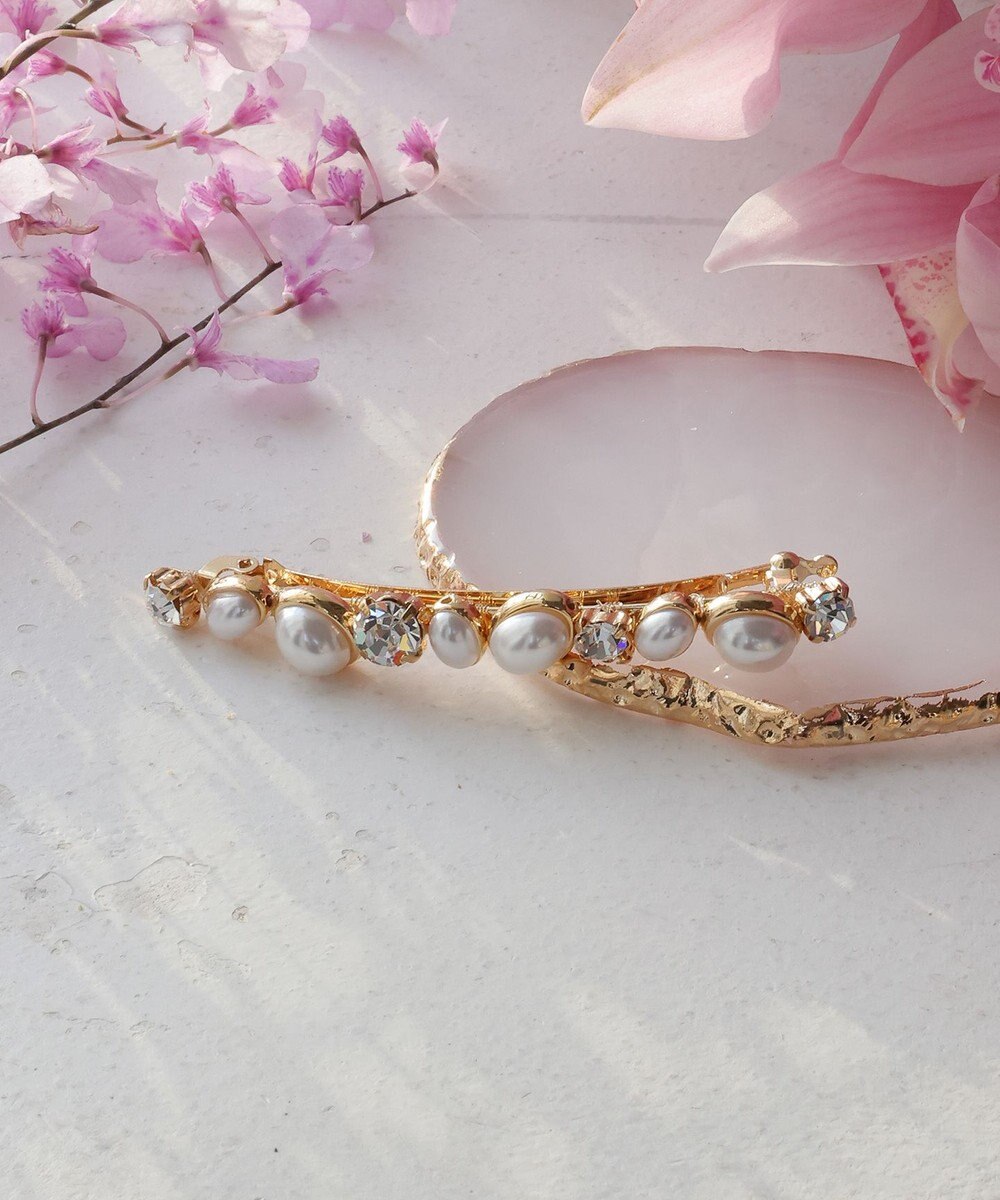 Tiaclasse ストーン＋パール　ワンロウバレッタ 