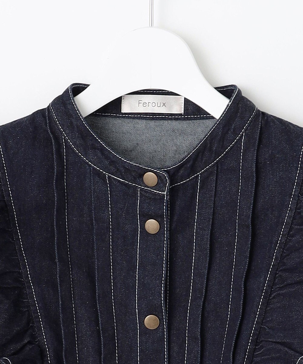 Feroux デニムミディ ワンピース 